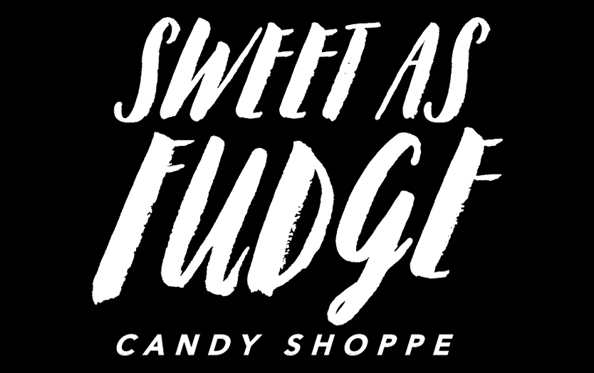 Sweet As Fudge Candy Shoppe Logo