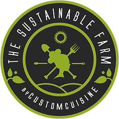 The Sustainable Farm By Custom Cuisine Logo